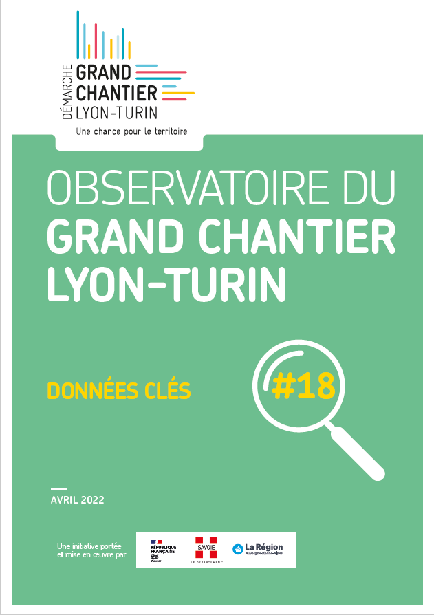 “Données clés” n°18 de l’Observatoire du Grand Chantier Lyon-Turin