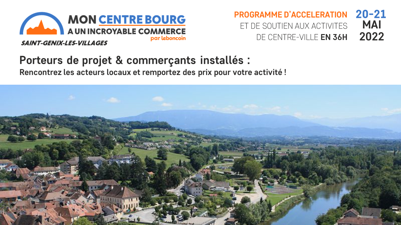 Mon Centre-Bourg a un Incroyable Commerce à St-Genix-les-Villages