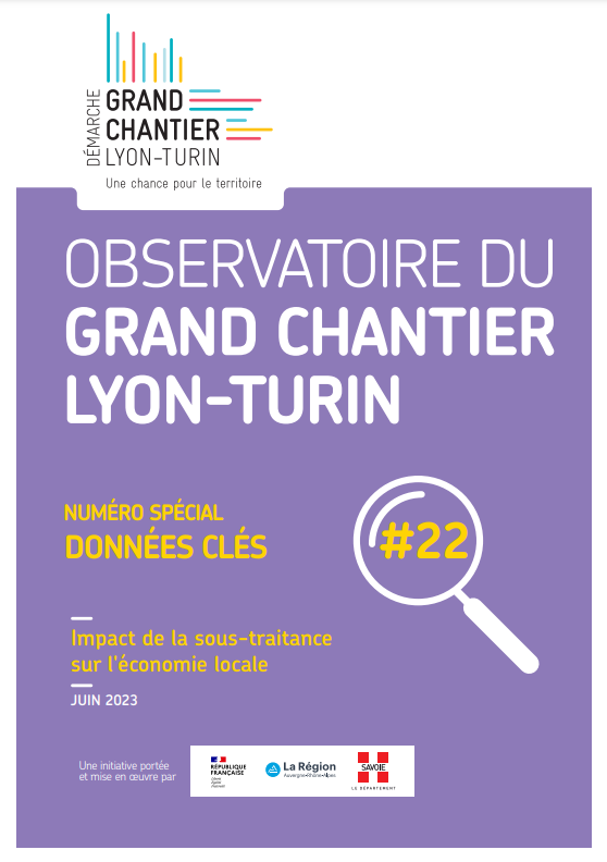 Données clés N°22 de l’Observatoire du Grand Chantier Lyon – Turin