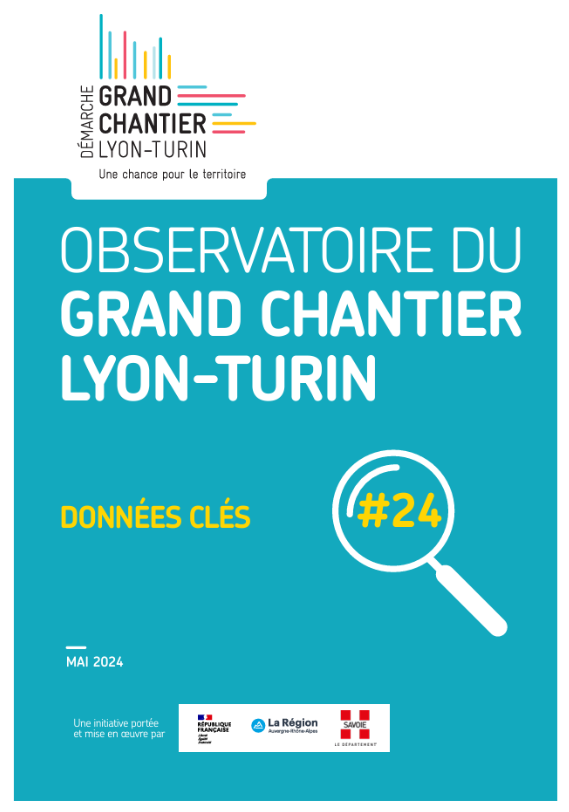Données clés N°24 de l’Observatoire du Grand Chantier Lyon-Turin